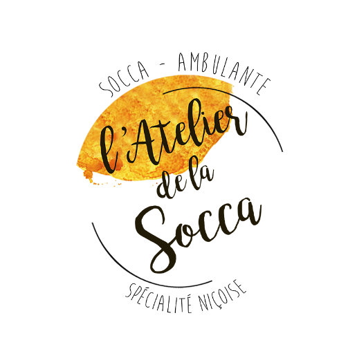 Une autre version du logo de l'Atelier de la Socca.