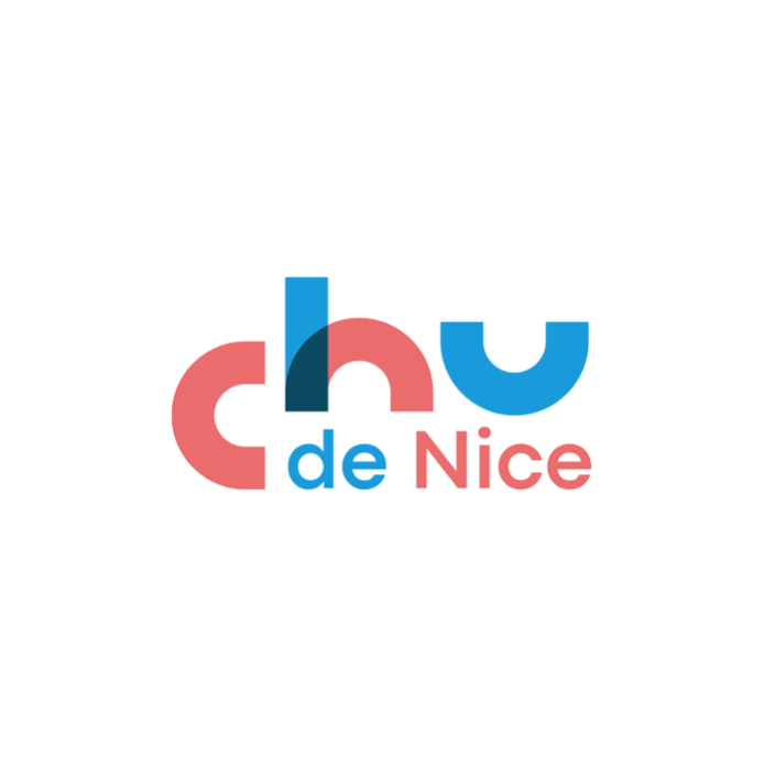 Le logo du CHU de Nice qui a fait venir un food truck en entreprise.