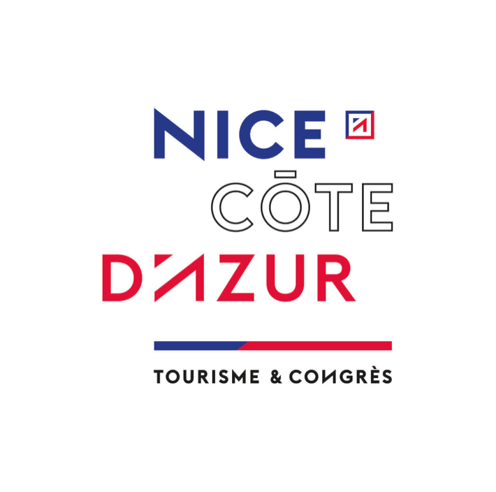 Le logo de l'Office du tourisme de Nice qui a fait venir un food truck en entreprise sur les quais de Seine à Paris.