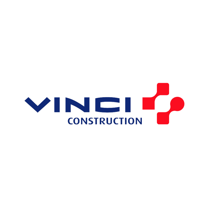 Le logo de Vinci Construction qui a fait venir un food truck en entreprise Monaco.