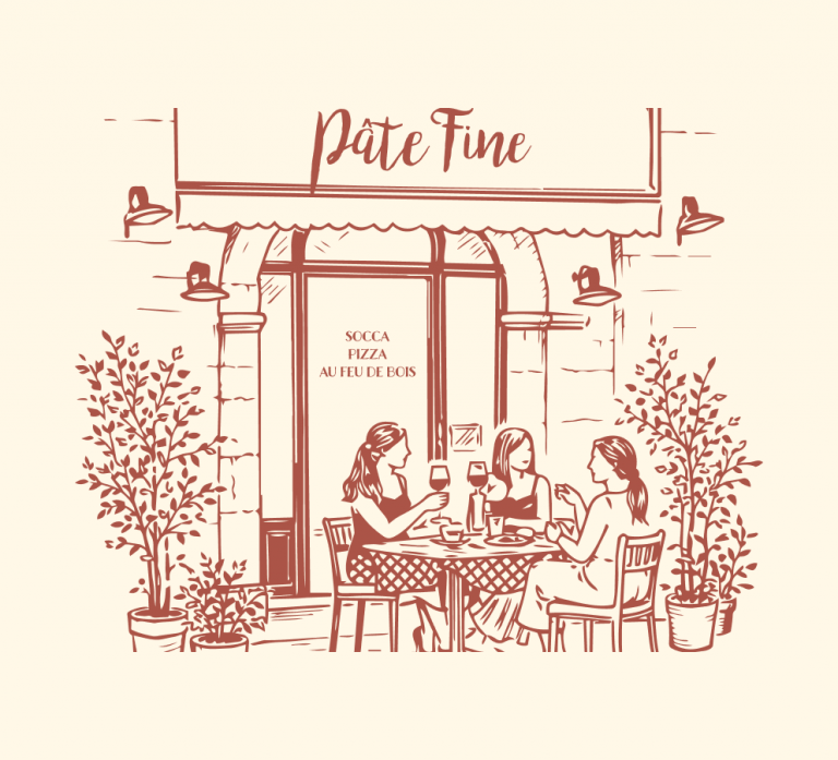 Un visuel du nouveau restaurant pizzeria Pâte Fine à La Colle sur Loup.